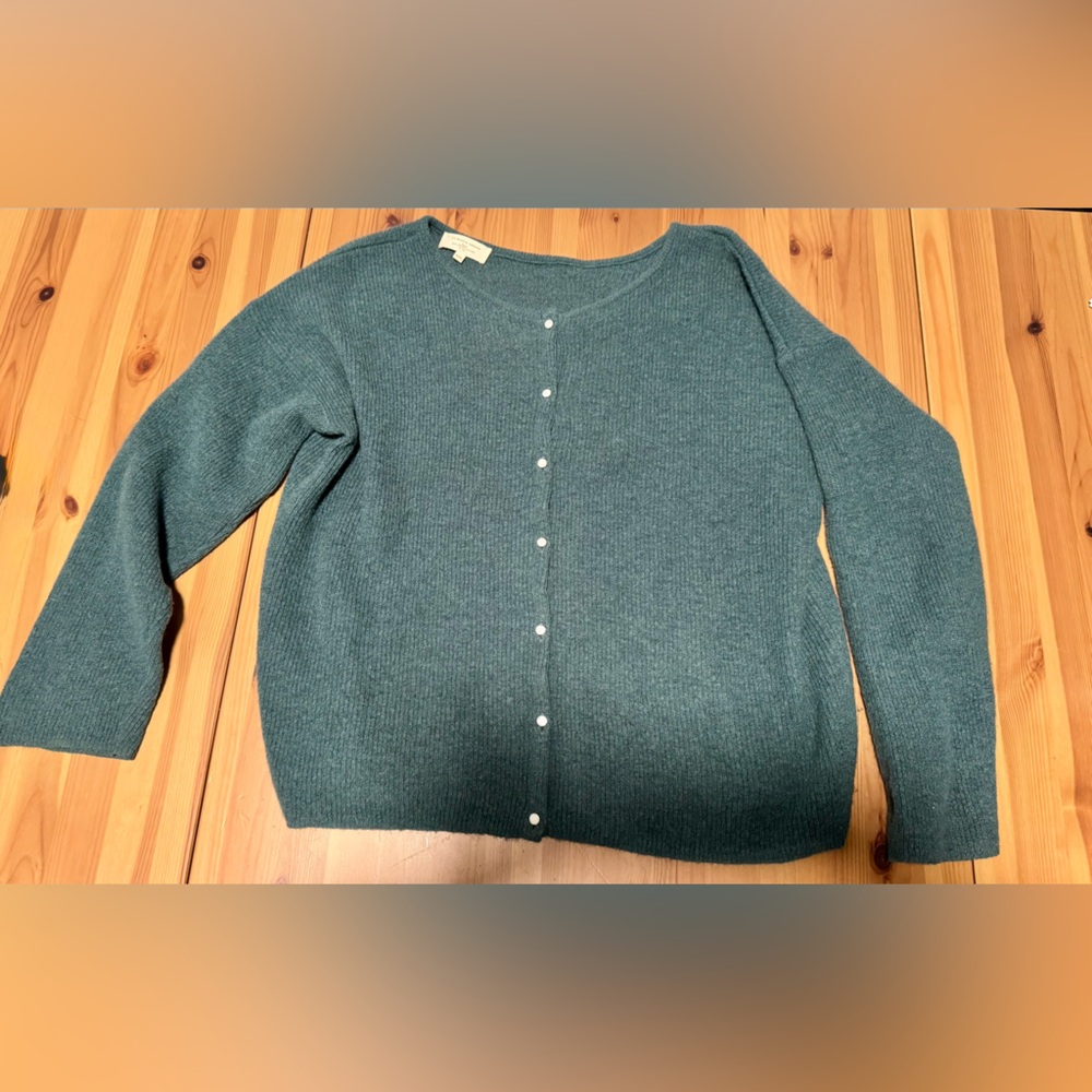 Sezane Gaspard Cardigan Sage - Size XXXL